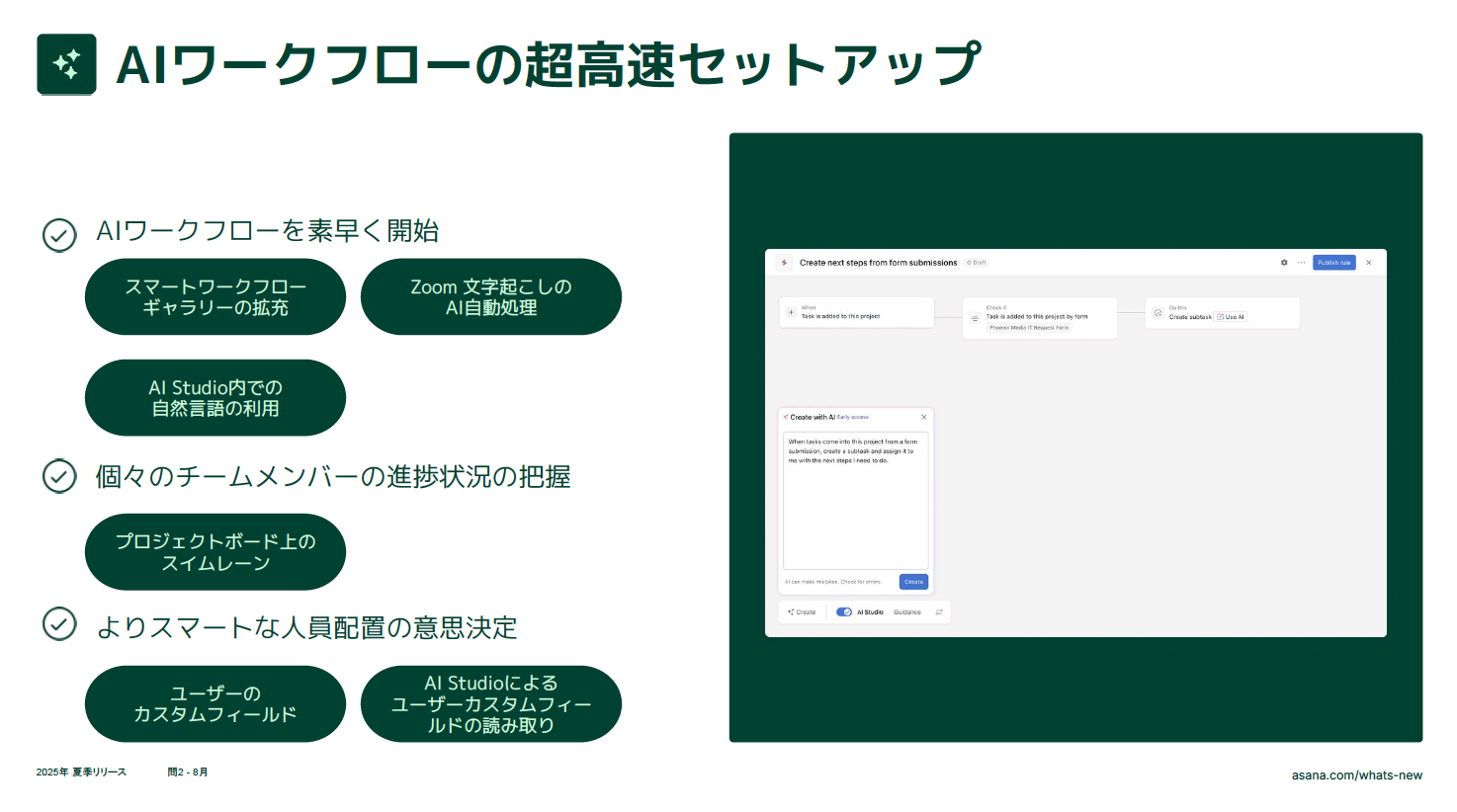 AIワークフローを超高速セットアップ！作業効率化とリソース最適化を実現する6つの新機能　