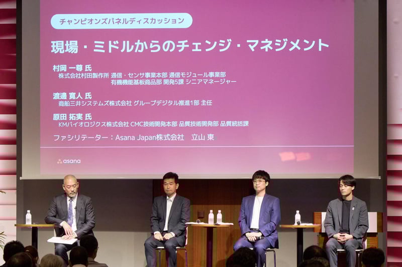 チャンピオンズパネルディスカッション「現場・ミドルからのチェンジ・マネジメント」